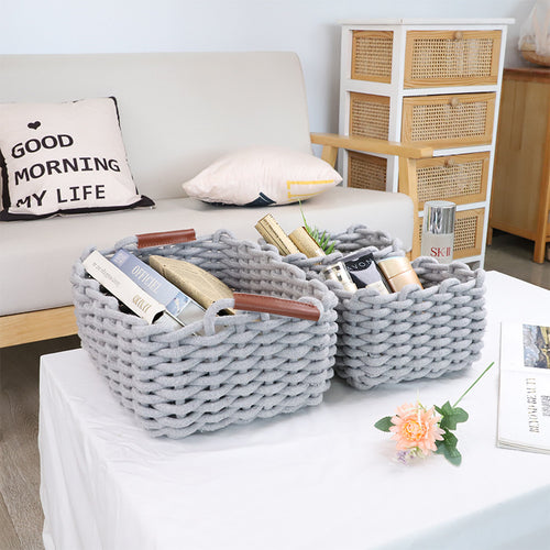 Soft Knit Storage Basket Set Bowlift