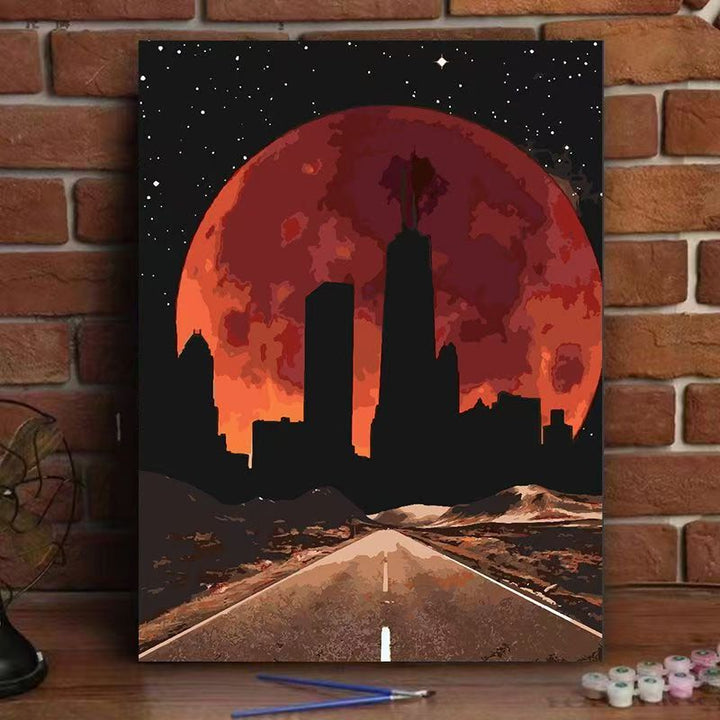 Cosmic Landscape Canvas Art Bowlift