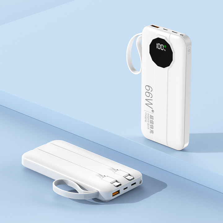 High-performance power bank with digital charging display Bowlift