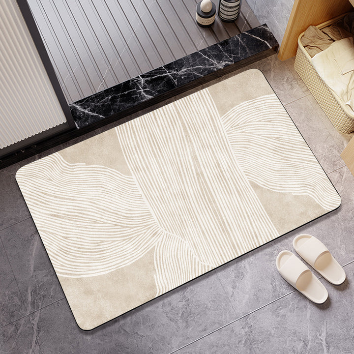 Geometric Abstract Bath Mat Bowlift