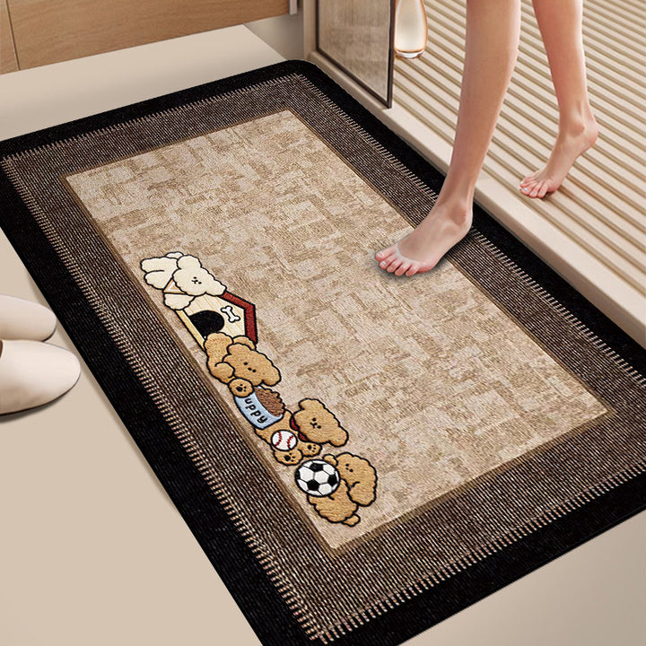 Fun Cat-Themed Bath Mat Bowlift