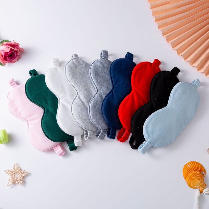 Unisex nan ergonomic sleep mask with soft cotton lining and adjustable elastic band Bowlift