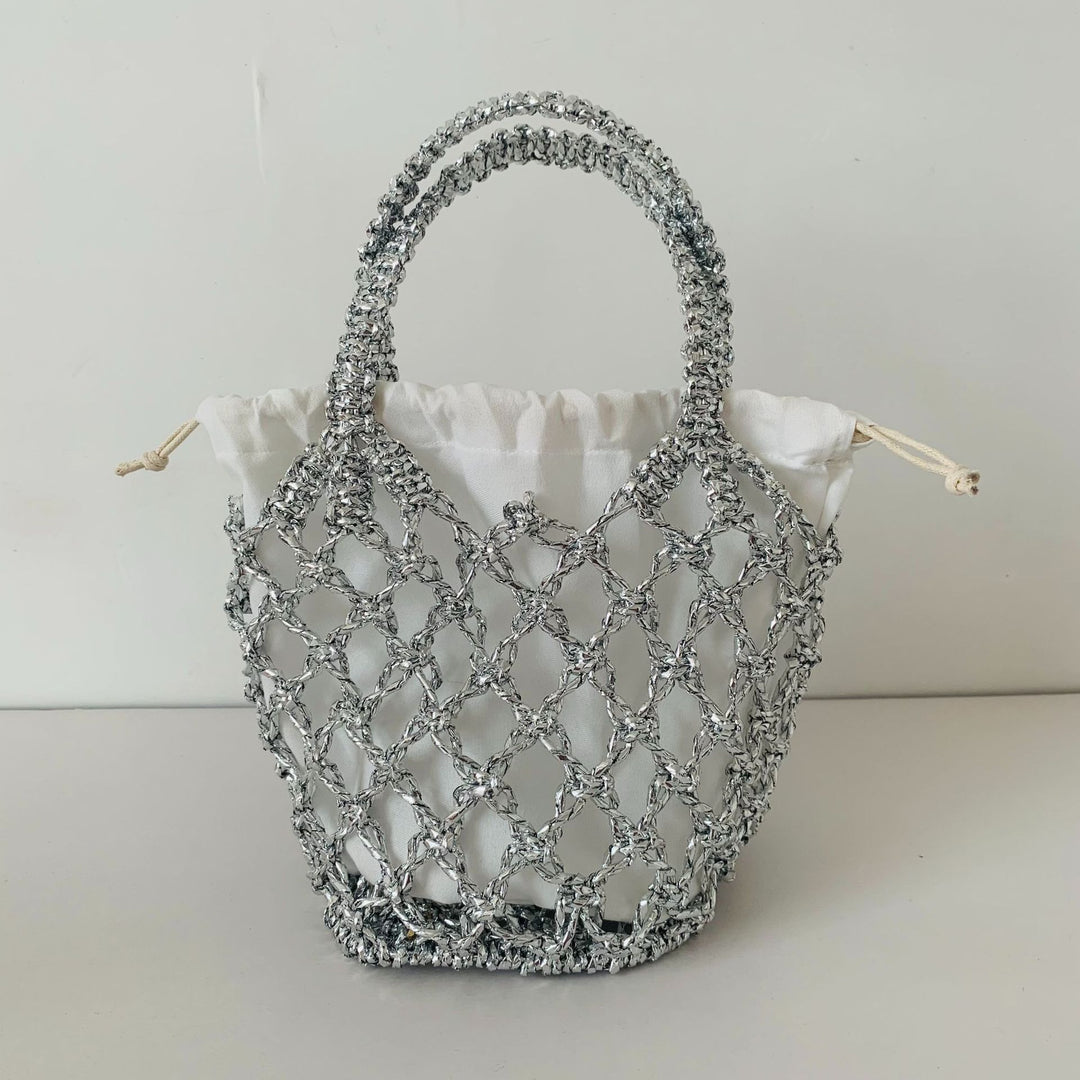 Net shopping bag with interior lining Bowlift