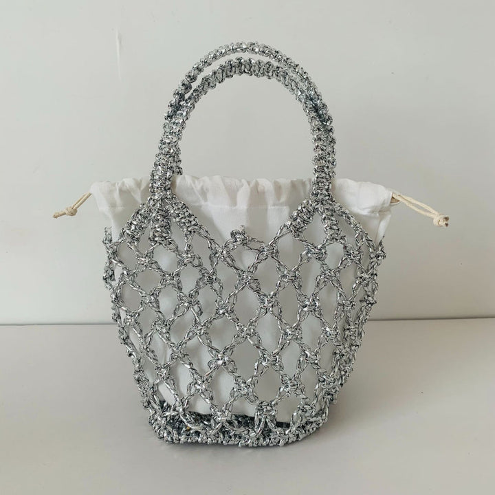 Net shopping bag with interior lining Bowlift