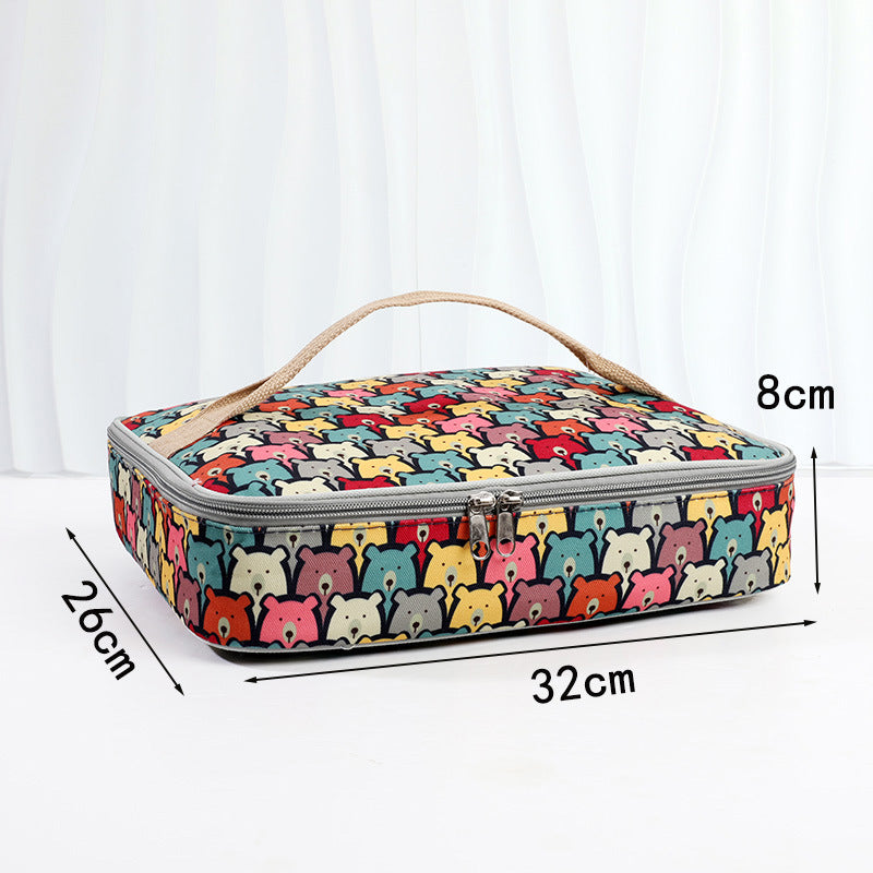 Insulated Animal-Themed Lunch Carrier Bowlift