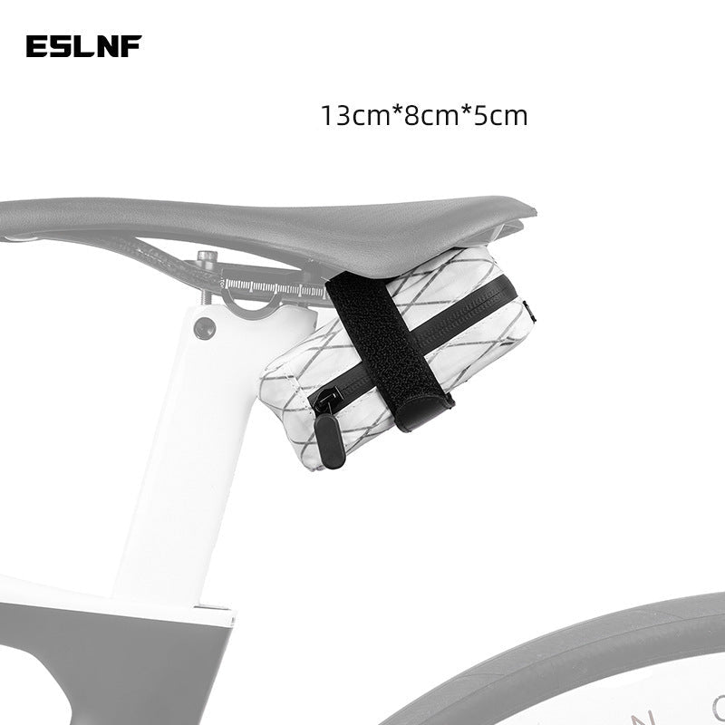 lightweight reflective triangular bicycle frame bag with waterproof zippered pocket Bowlift