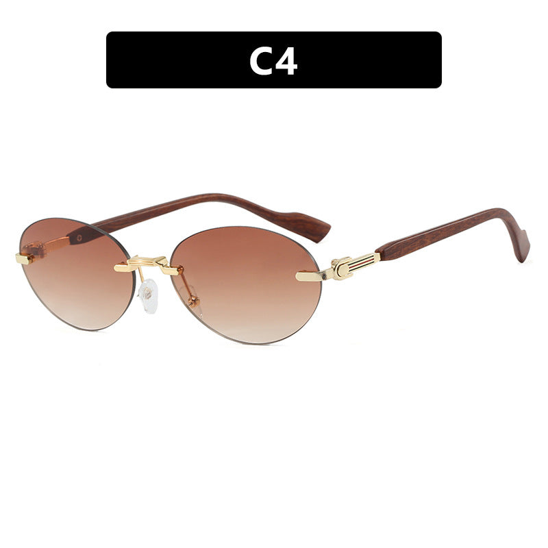 Women's fashionable sunglasses in elegant retro style with high-quality lenses and wooden details Bowlift