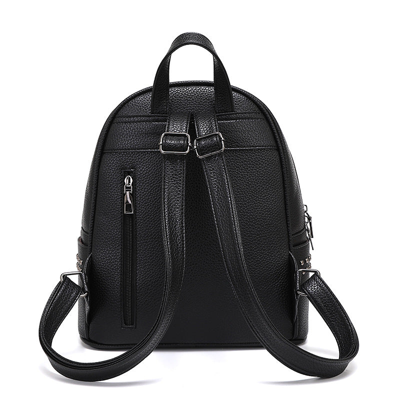 Studded Leather Backpack Bowlift