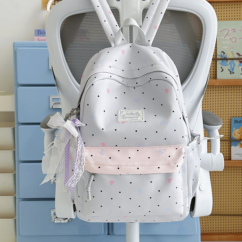 Cute Character-Printed Backpack Bowlift