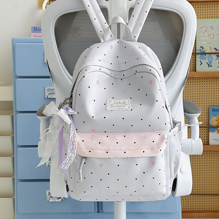 Cute Character-Printed Backpack Bowlift