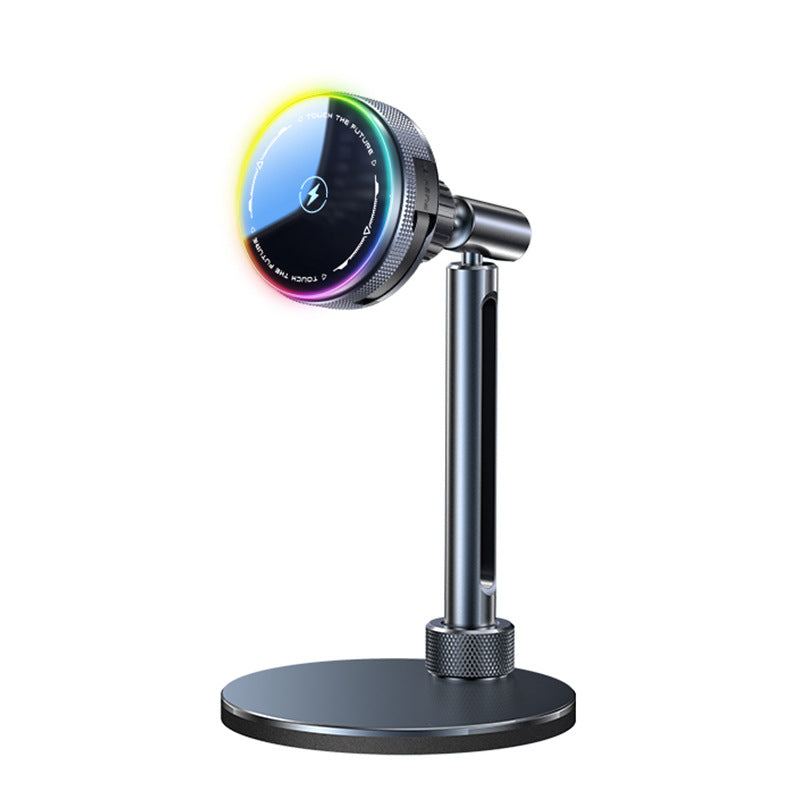 Unisex Premium Microphone Stand with RGB Lighting Bowlift