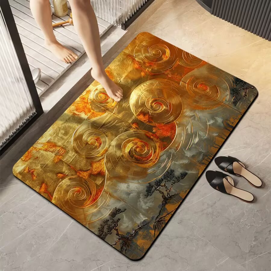 Luxurious Marble Finish Mat Bowlift