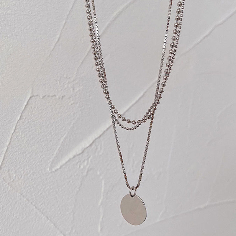Layered Dainty Pendant Necklace Bowlift