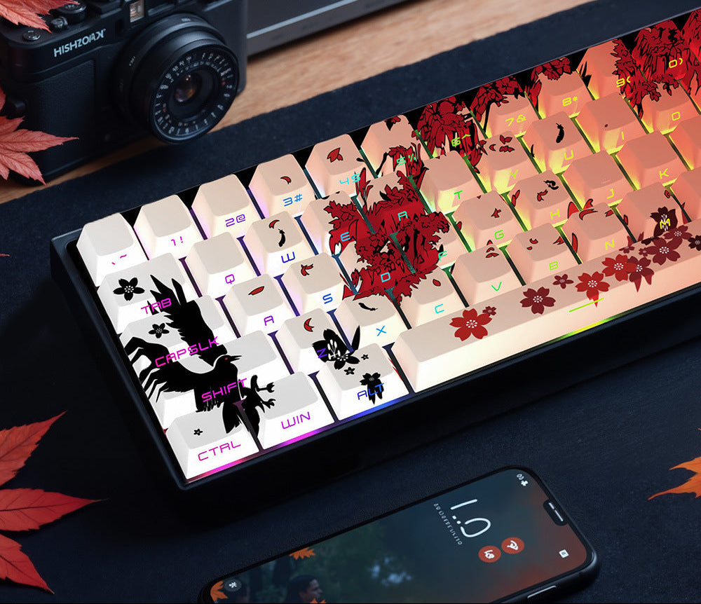 Artistic Mechanical Keyboard Bowlift