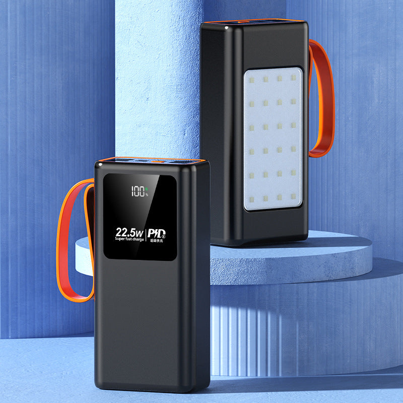 Portable power bank with powerful solar charging technology and LED lamp Bowlift