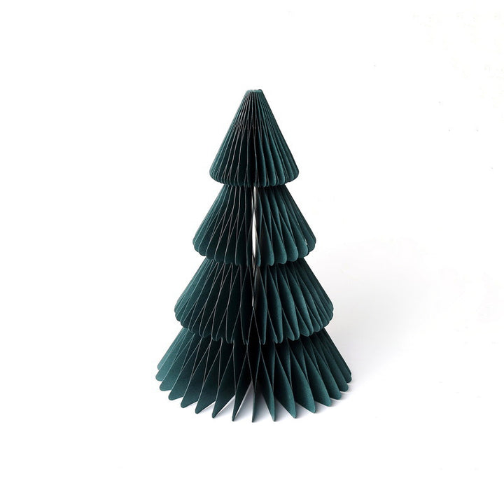 Collapsible Honeycomb Paper Tabletop Christmas Tree Decoration