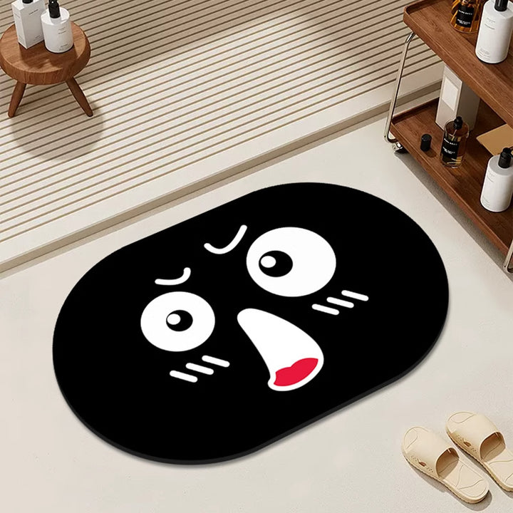 Playful Cat-Themed Area Mat
