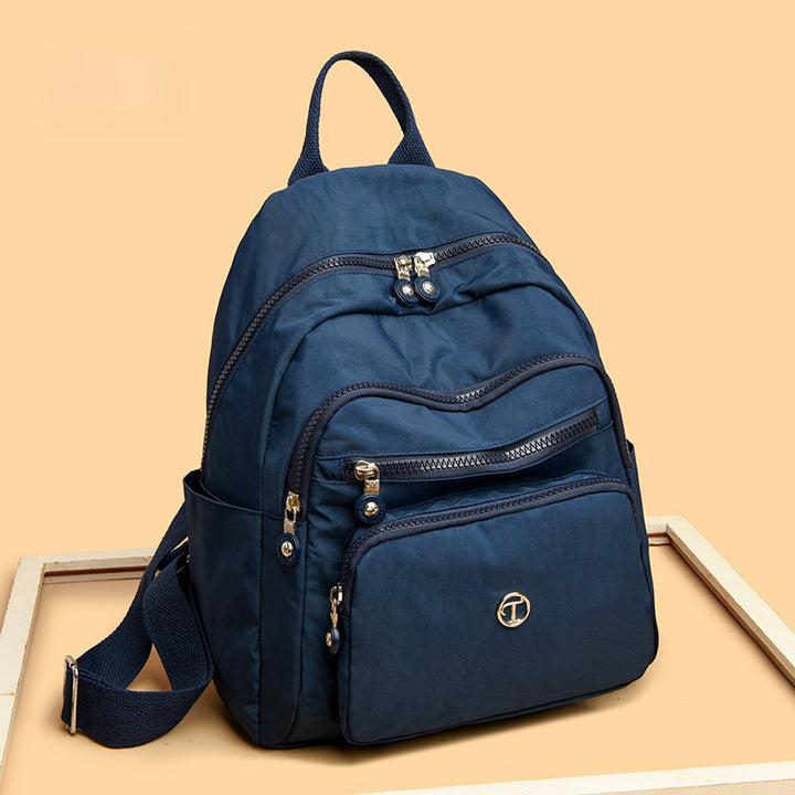 Multi-Compartment Casual Backpack Bowlift