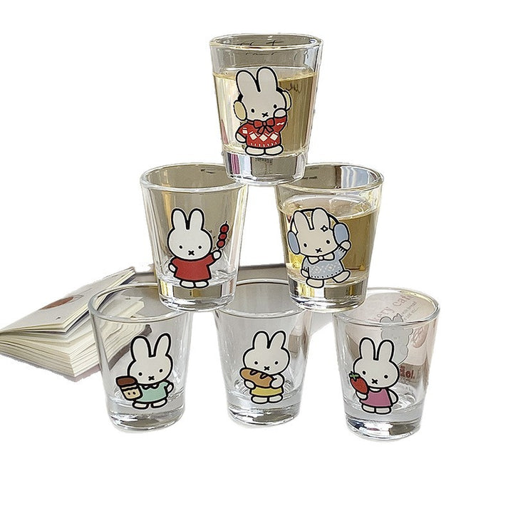 Drinking Glass Set with Playful Miffy Design Bowlift