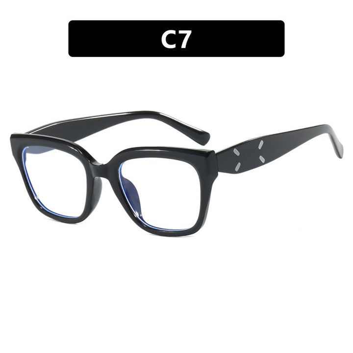Women's fashionable square sunglasses with UV protection and elegant plastic frame Bowlift