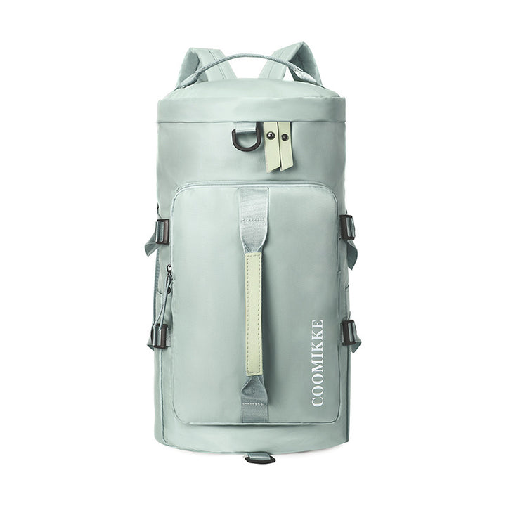 Sporty Backpack With Expandable Main Compartment Bowlift