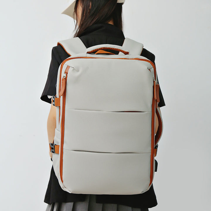 Sleek Multi-Compartment Backpack Bowlift