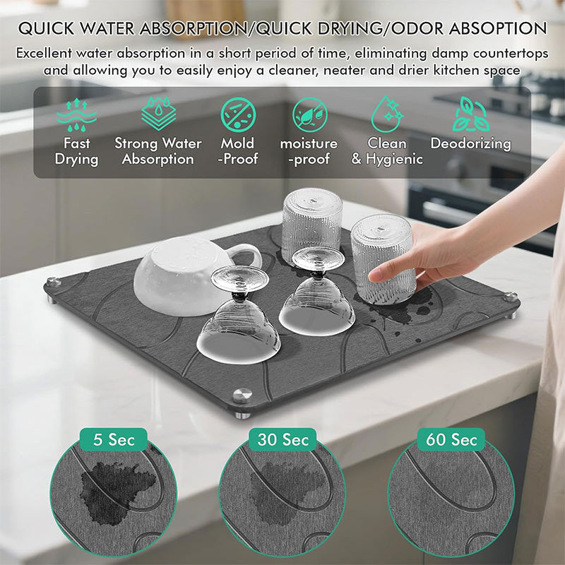 Non-Slip Kitchen Draining Board Bowlift