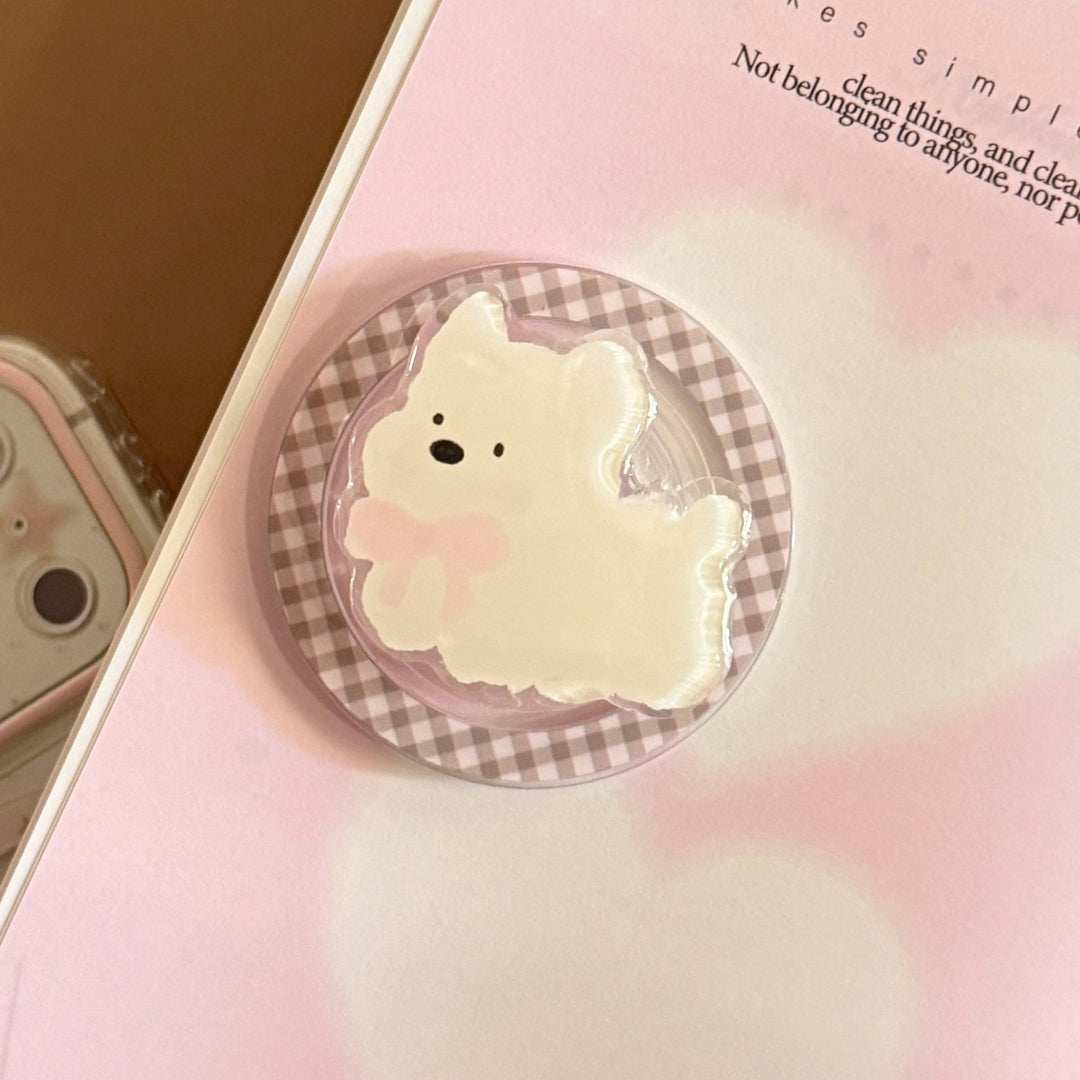 Cute Dog Brooch Bowlift