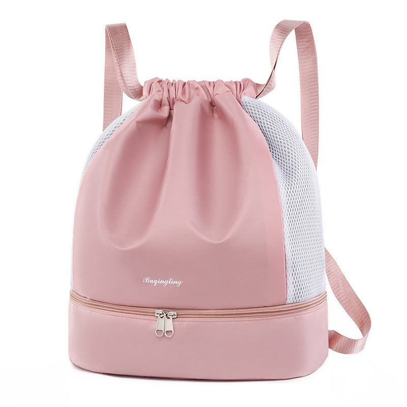 Lightweight Mesh Drawstring Backpack Bowlift