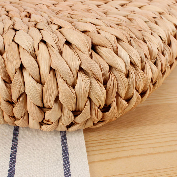 Handbag in Modern Basket Weave Pattern Bowlift