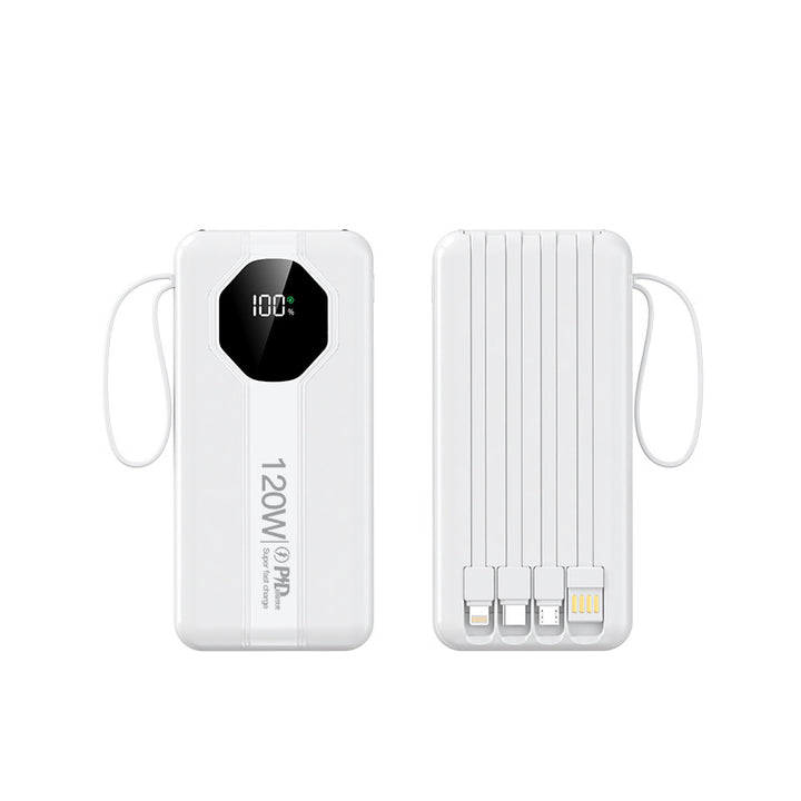 High-performance power bank with smart charging and digital charge level display Bowlift