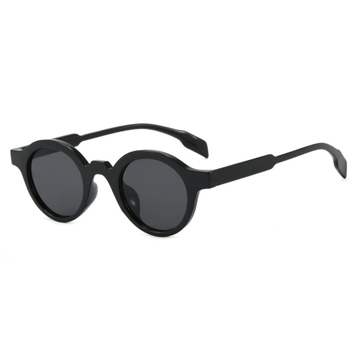 Women's fashionable round sunglasses with high-quality, flexible frame Bowlift