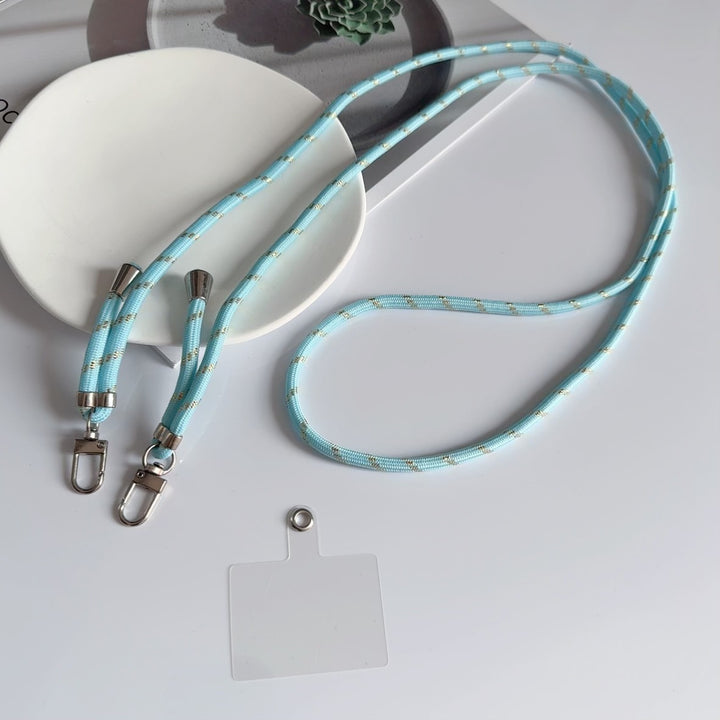 Colorful Dual-Clip Adjustable Lanyard Bowlift