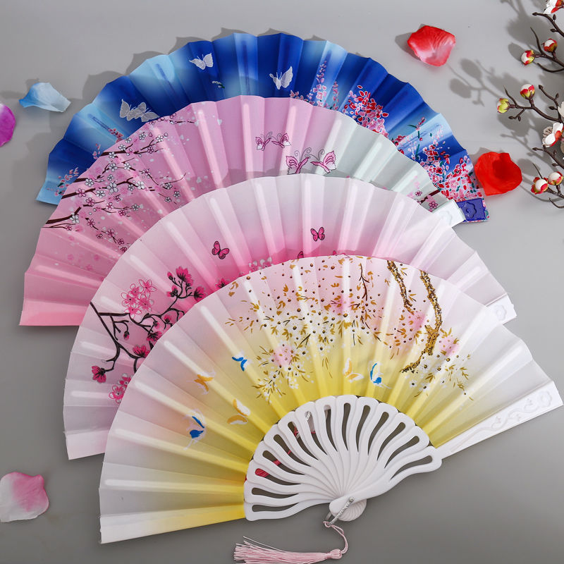 Ladies Folding Fan Bowlift