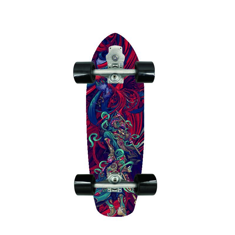 Retro-Inspired Mini Cruiser Skateboard Bowlift