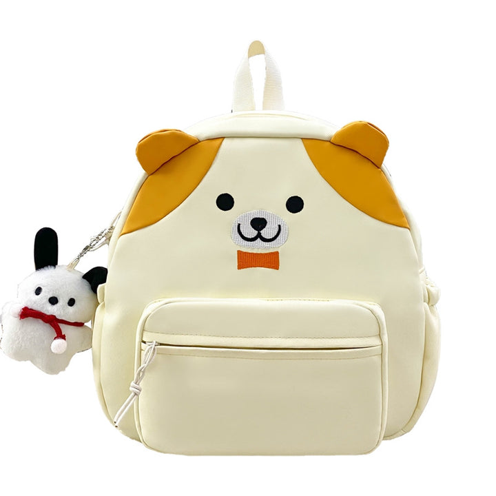 Plush backpack with cute dog design Bowlift