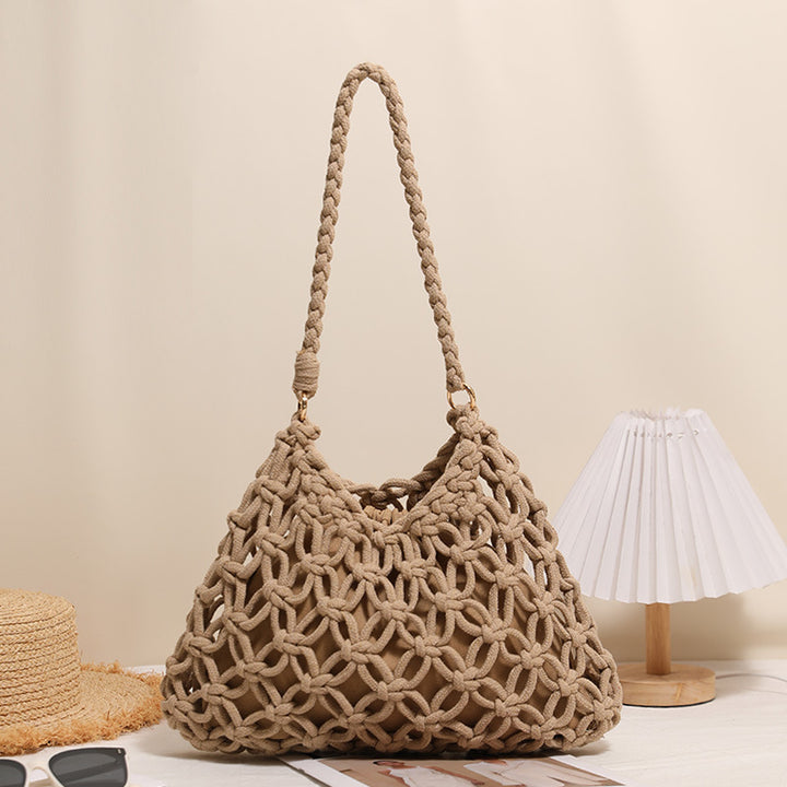 Handmade Macrame Shoulder Bag Bowlift