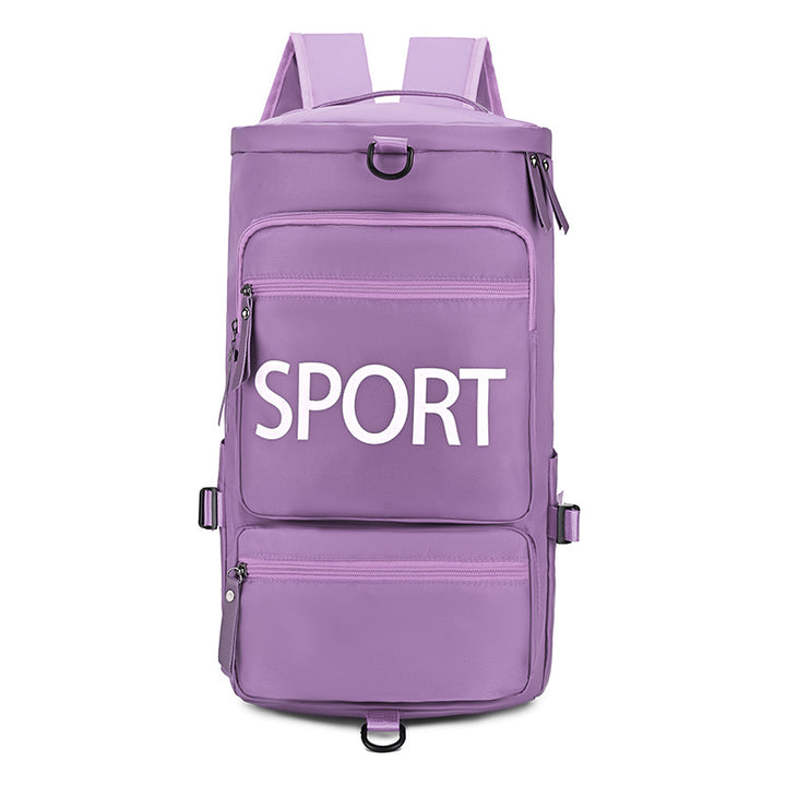 Sporty backpack with multiple compartments and reflective elements Bowlift