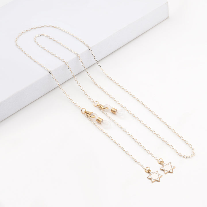 Elegant Geometric Glasses Chain Bowlift