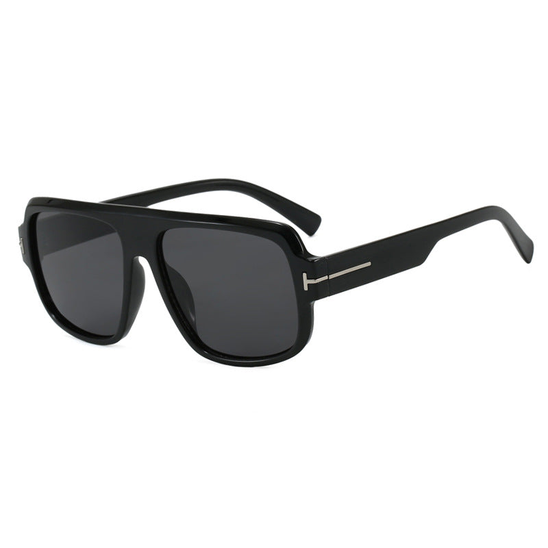Women’s fashionable square sunglasses with trendy tortoiseshell pattern Bowlift