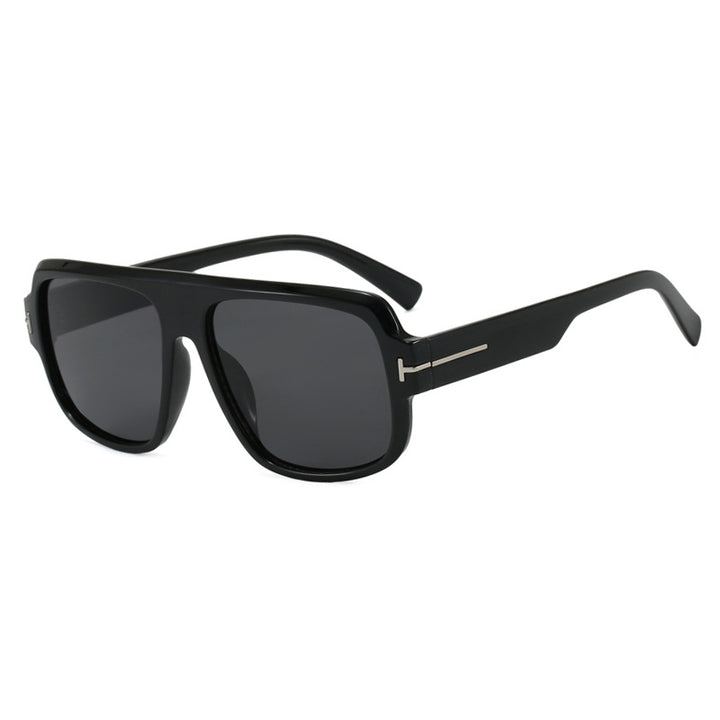 Women’s fashionable square sunglasses with trendy tortoiseshell pattern Bowlift