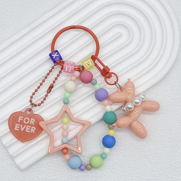 Colorful Themed Charm Keychain Bowlift