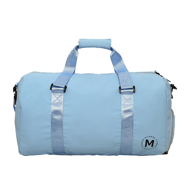 Sporty fitness duffel bag with durable material and intelligent compartment design Bowlift