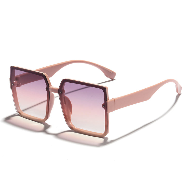 Women's square sunglasses with retro-inspired design and soft lenses Bowlift