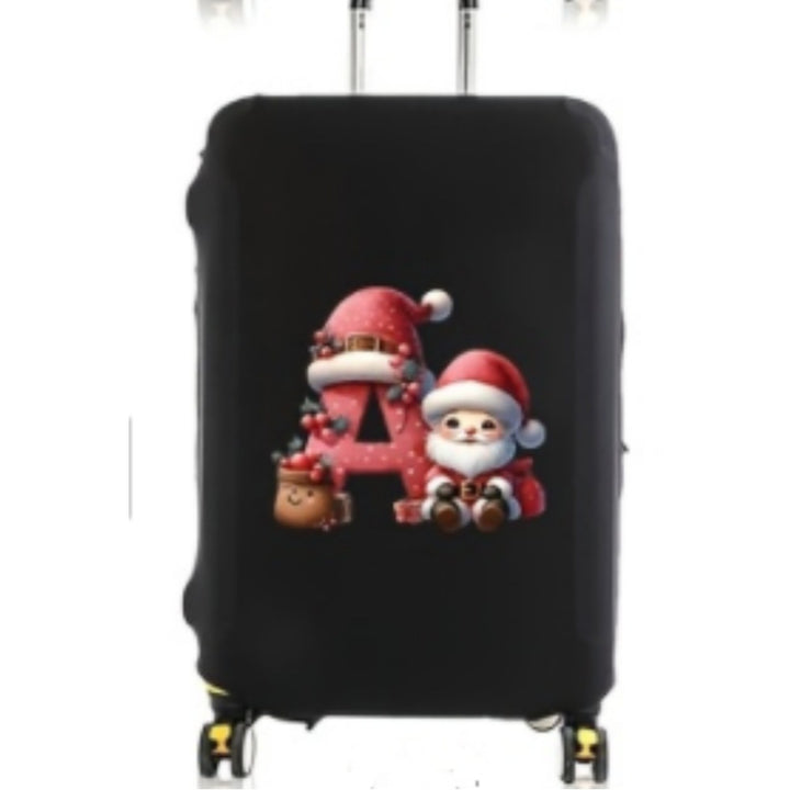 Women's hard-shell travel suitcase with festive Christmas design Bowlift