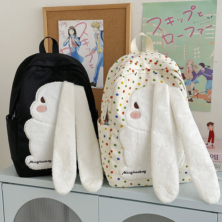 Adorable Plush Bunny Backpack Bowlift