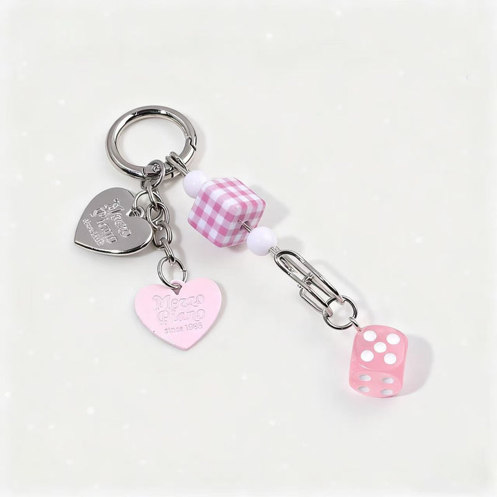 Playful Dice-Inspired Keychain Bowlift