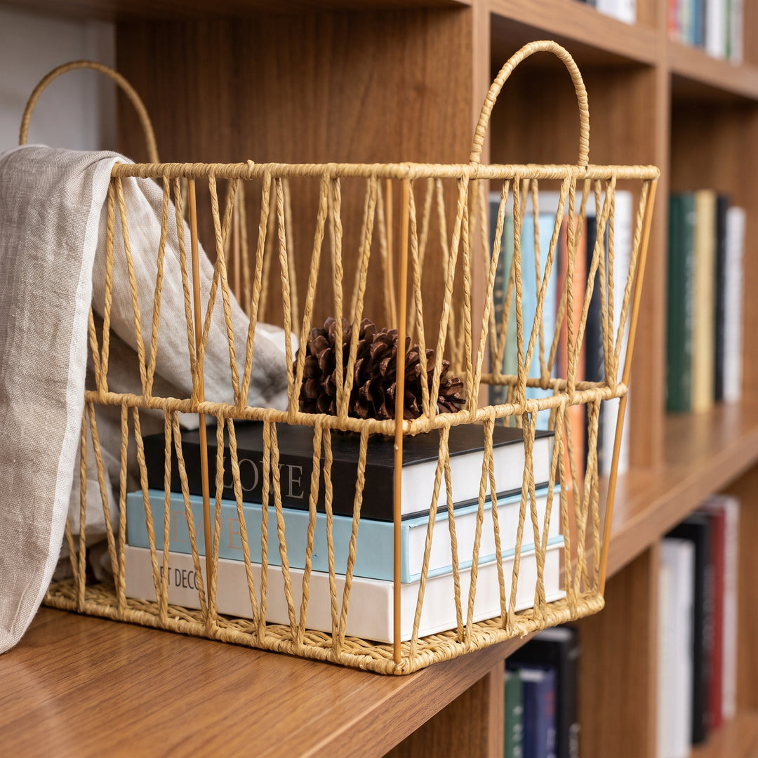 Handcrafted Rope Woven Storage Basket Bowlift