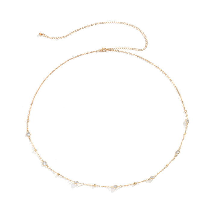 Delicate Beaded Chain Necklace Bowlift