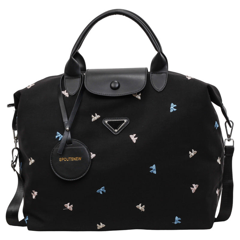 Stylish Embroidered Travel Handbag